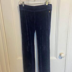 Lilly Pulitzer Navy Velour Lounge Pants